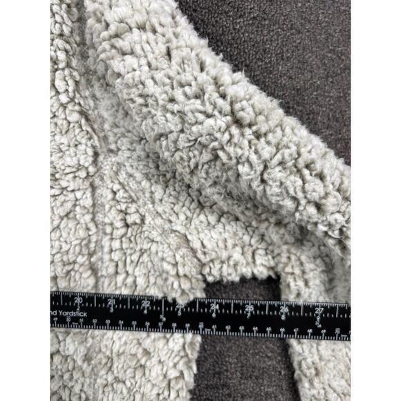 Simply Southern Pullover Womens XL Gray Sherpa Fleece Quarter Zip Teddy Cozy - Picture 8 of 9